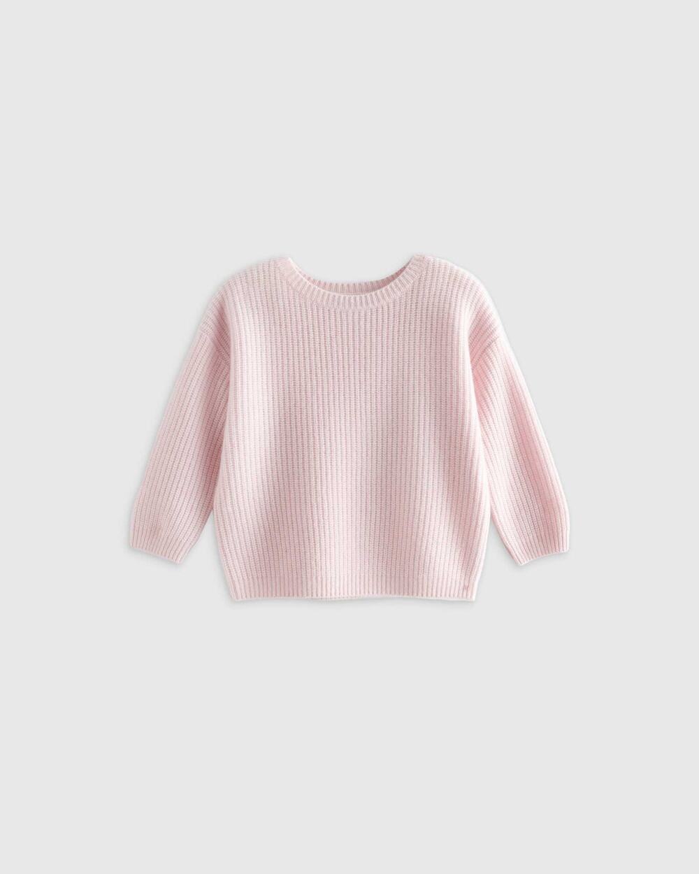 NWT Quince Washable Cashmere Fisherman Tunic Sweater Minimal Pink 2T